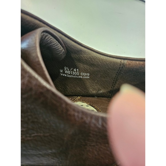 Born Women Brown Leather Lace Up Oxfords Shoes W61300 Size 9.5 41 - Picture 8 of 12